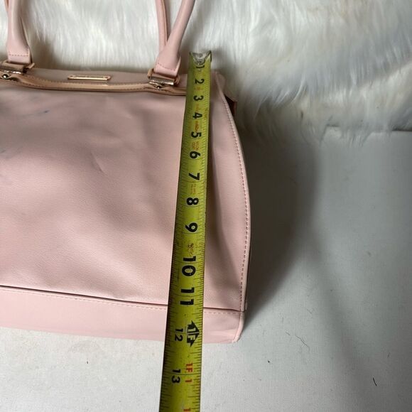 Juicy Couture light pink with rose gold trim large tote shoulder bag . - Picture 8 of 16